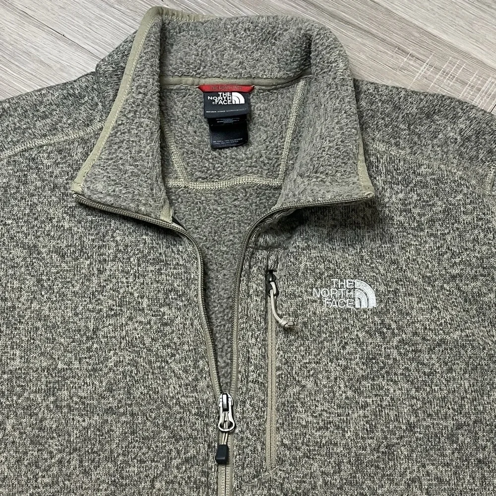 The‎ North Face Gordon Lyons Full Zip Jacket Mens XL Gray Hiking Fleece Outdoors